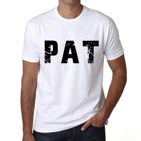 <span>Men's</span> Tee Shirt Vintage T shirt Pat X-Small White 00559 - ULTRABASIC