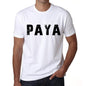 <span>Men's</span> Tee Shirt Vintage T shirt Paya X-Small White 00560 - ULTRABASIC