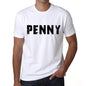 Mens Tee Shirt Vintage T Shirt Penny X-Small White - White / Xs - Casual