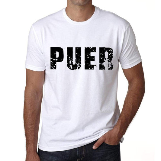 Mens Tee Shirt Vintage T Shirt Puer X-Small White 00560 - White / Xs - Casual