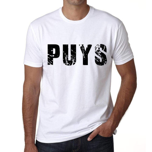 Mens Tee Shirt Vintage T Shirt Puys X-Small White 00560 - White / Xs - Casual