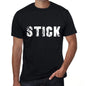Mens Tee Shirt Vintage T Shirt Stick X-Small Black 00558 - Black / Xs - Casual