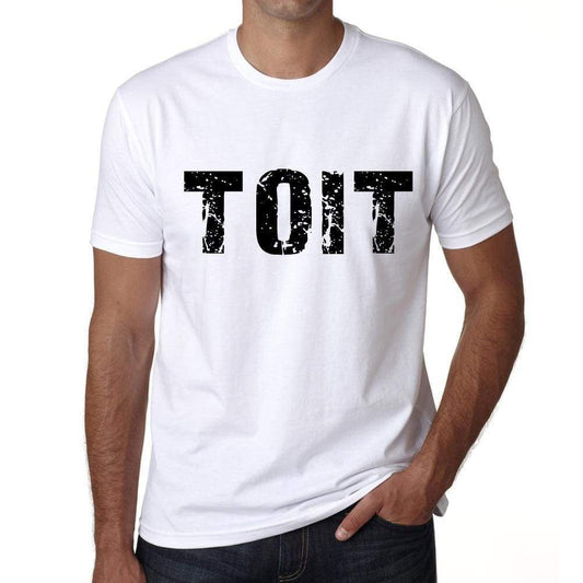Mens Tee Shirt Vintage T Shirt Toit X-Small White 00560 - White / Xs - Casual