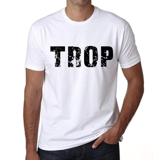 Mens Tee Shirt Vintage T Shirt Trop X-Small White 00560 - White / Xs - Casual