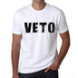 Mens Tee Shirt Vintage T Shirt Veto X-Small White 00560 - White / Xs - Casual