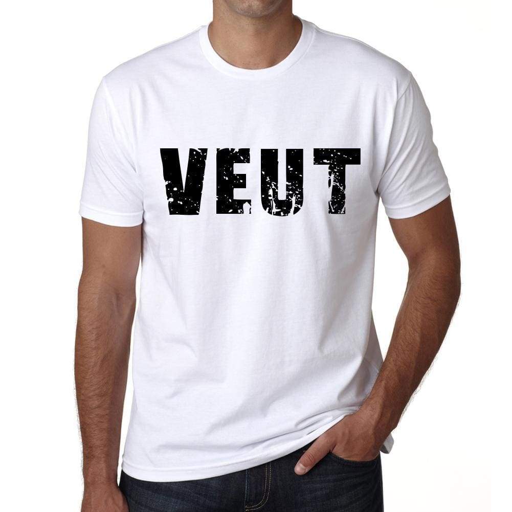 Mens Tee Shirt Vintage T Shirt Veut X-Small White 00560 - White / Xs - Casual