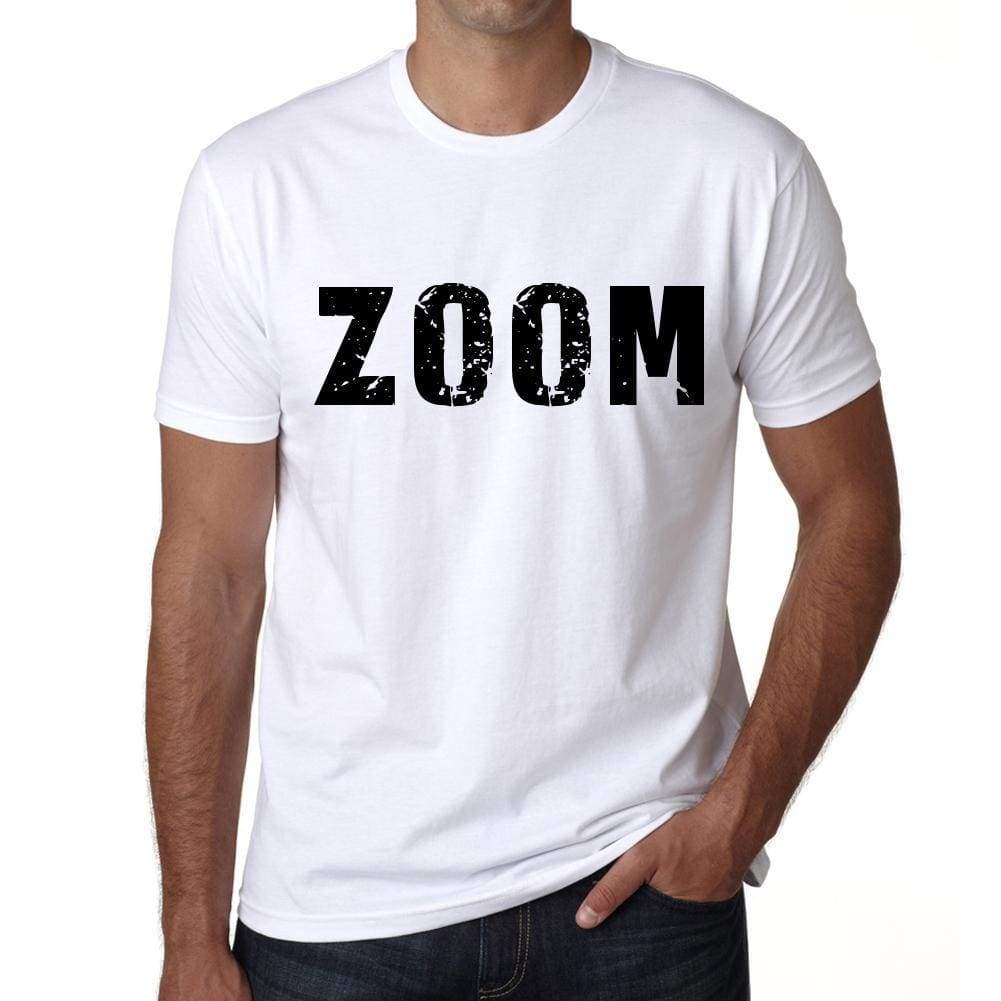Mens Tee Shirt Vintage T Shirt Zoom X-Small White 00560 - White / Xs - Casual