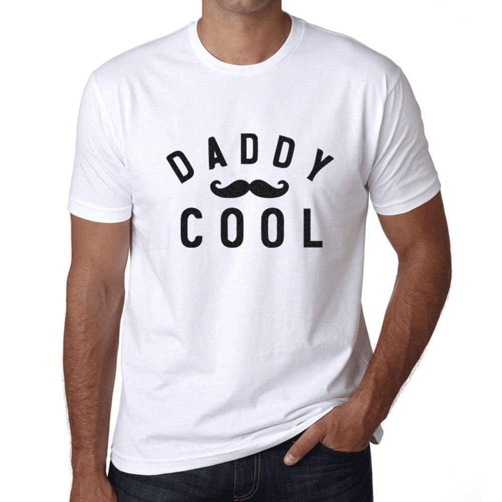 Mens Vintage Tee Shirt Graphic T Shirt Daddy Cool White - White / Xs / Cotton - T-Shirt