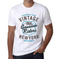 Mens Vintage Tee Shirt Graphic T Shirt Genuine Riders 1966 White - White / Xs / Cotton - T-Shirt