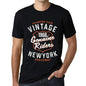 Mens Vintage Tee Shirt Graphic T Shirt Genuine Riders 1968 Deep Black - Deep Black / Xs / Cotton - T-Shirt