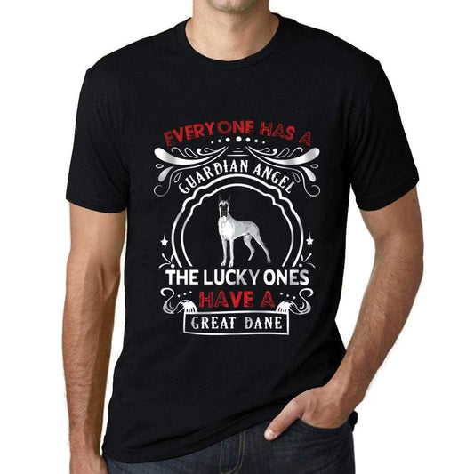 Mens Vintage Tee Shirt Graphic T Shirt Great Dane Dog Deep Black - Deep Black / Xs / Cotton - T-Shirt