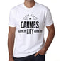 Mens Vintage Tee Shirt Graphic T Shirt Live It Love It Cannes White - White / Xs / Cotton - T-Shirt
