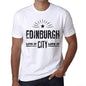 Mens Vintage Tee Shirt Graphic T Shirt Live It Love It Edinburgh White - White / Xs / Cotton - T-Shirt