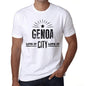 Mens Vintage Tee Shirt Graphic T Shirt Live It Love It Genoa White - White / Xs / Cotton - T-Shirt