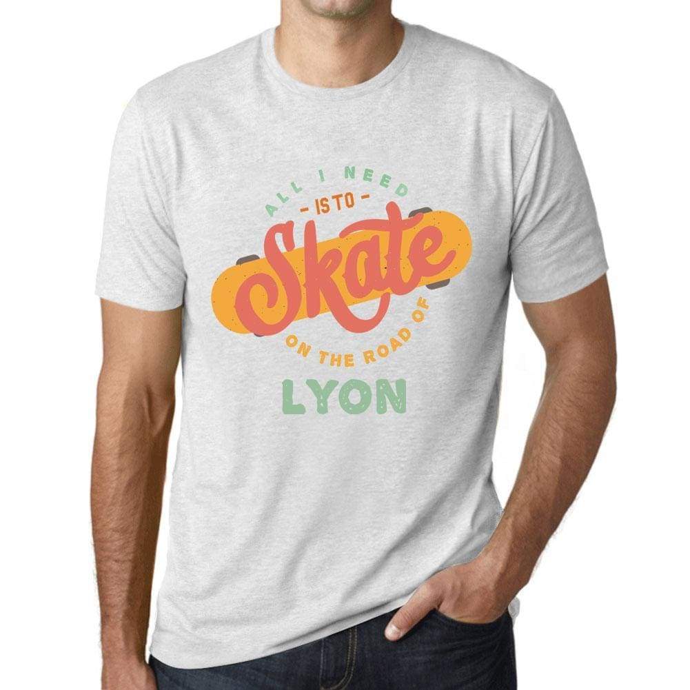 Mens Vintage Tee Shirt Graphic T Shirt Lyon Vintage White - Vintage White / Xs / Cotton - T-Shirt