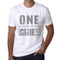 Men’s Vintage Tee Shirt <span>Graphic</span> T shirt One CHIEF White - ULTRABASIC