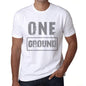 Mens Vintage Tee Shirt Graphic T Shirt One Ground White - White / Xs / Cotton - T-Shirt