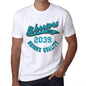 Mens Vintage Tee Shirt Graphic T Shirt Warriors Since 2039 White - White / Xs / Cotton - T-Shirt