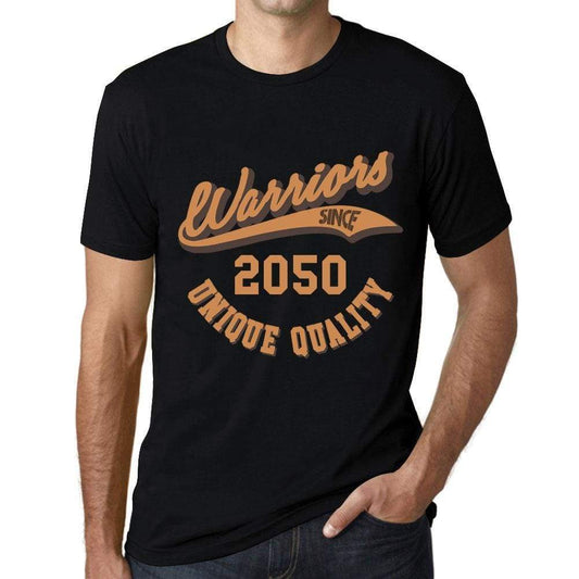 Mens Vintage Tee Shirt Graphic T Shirt Warriors Since 2050 Deep Black - Deep Black / Xs / Cotton - T-Shirt