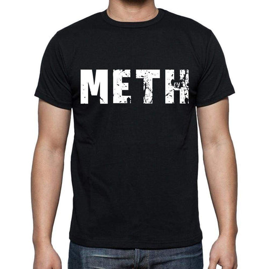 Meth Mens Short Sleeve Round Neck T-Shirt 00016 - Casual