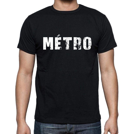 Métro French Dictionary Mens Short Sleeve Round Neck T-Shirt 00009 - Casual