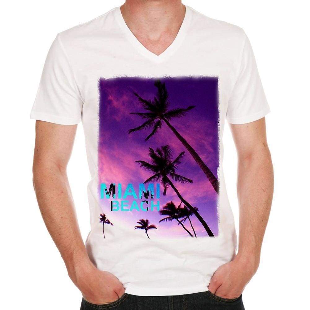 Miami Beach H Mens T-Shirt