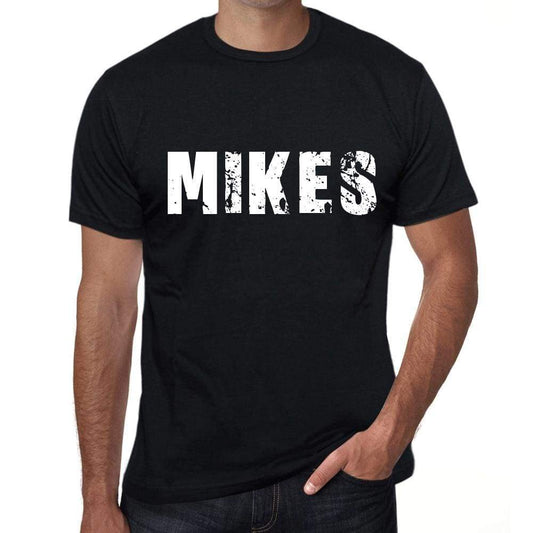 Mikes Mens Retro T Shirt Black Birthday Gift 00553 - Black / Xs - Casual