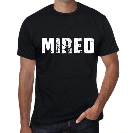 Mired Mens Retro T Shirt Black Birthday Gift 00553 - Black / Xs - Casual