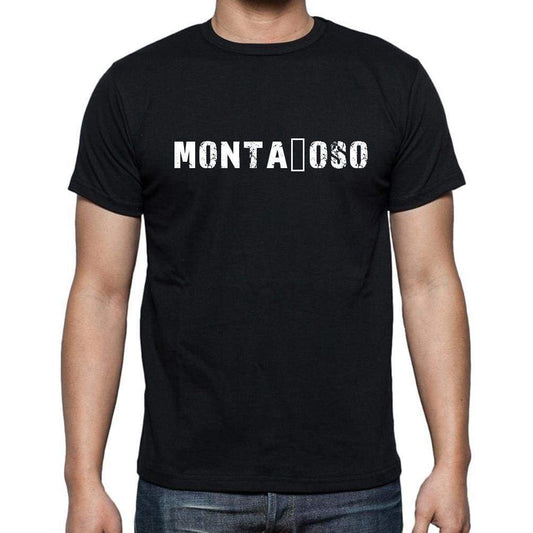 Monta±Oso Mens Short Sleeve Round Neck T-Shirt - Casual