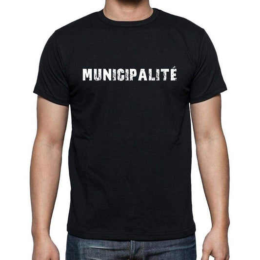 Municipalité French Dictionary Mens Short Sleeve Round Neck T-Shirt 00009 - Casual