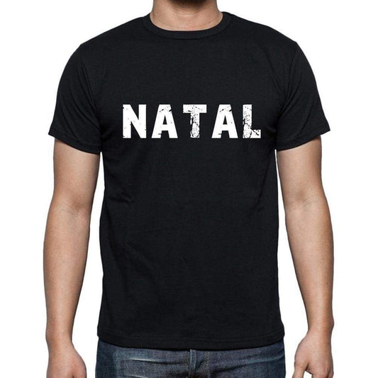 Natal Mens Short Sleeve Round Neck T-Shirt - Casual