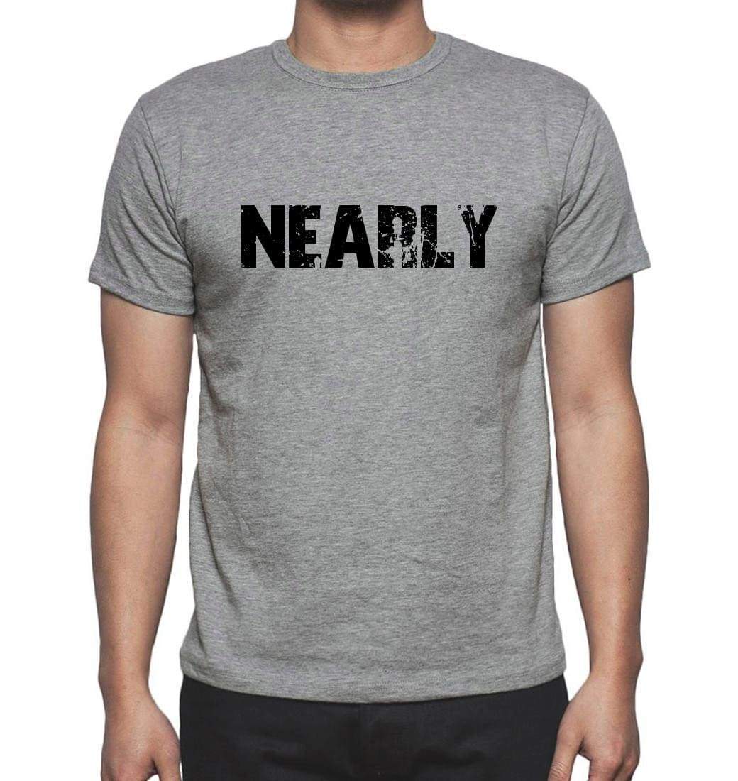Nearly Grey Mens Short Sleeve Round Neck T-Shirt 00018 - Grey / S - Casual