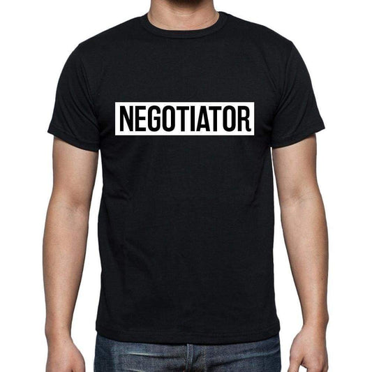 Negotiator T Shirt Mens T-Shirt Occupation S Size Black Cotton - T-Shirt