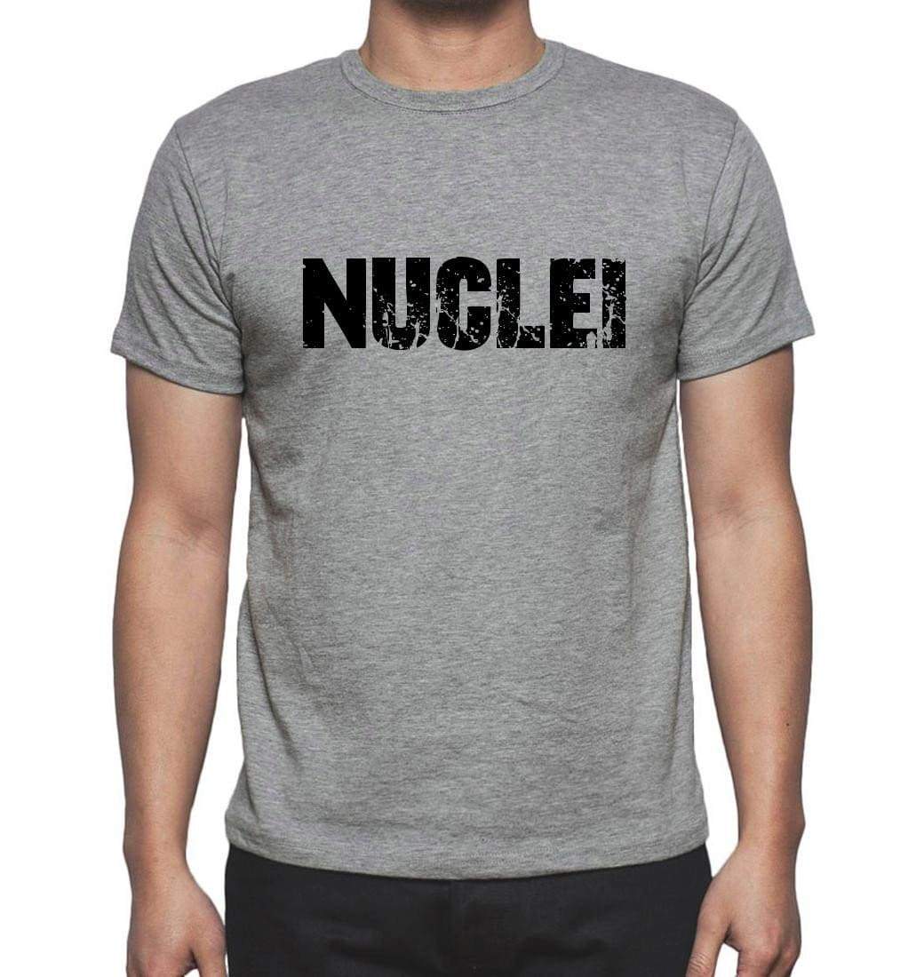 Nuclei Grey Mens Short Sleeve Round Neck T-Shirt 00018 - Grey / S - Casual