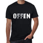 Offen Mens T Shirt Black Birthday Gift 00548 - Black / Xs - Casual