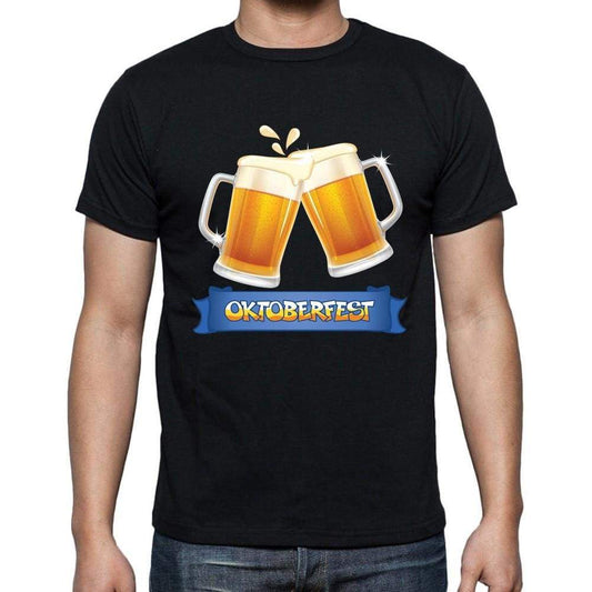 Oktoberfest 2 Beers Oktoberfest T-Shirt Mens Black T-Shirt 100% Cotton 00202