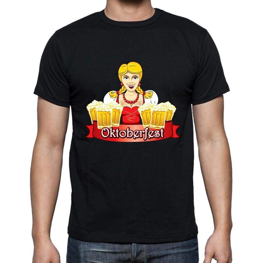 Oktoberfest 6 Oktoberfest T-Shirt Mens Black T-Shirt 100% Cotton 00202