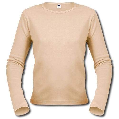One In The City Customize Your Long Sleeve T-Shirt! 00275 - S / Beige