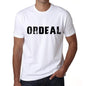 Ordeal Mens T Shirt White Birthday Gift 00552 - White / Xs - Casual