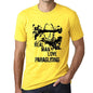 Paragliding Real Men Love Paragliding Mens T Shirt Yellow Birthday Gift 00542 - Yellow / Xs - Casual