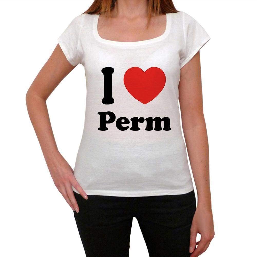 Perm T shirt woman,traveling in, visit Perm,Women's Short Sleeve Round Neck T-shirt 00031 - Ultrabasic