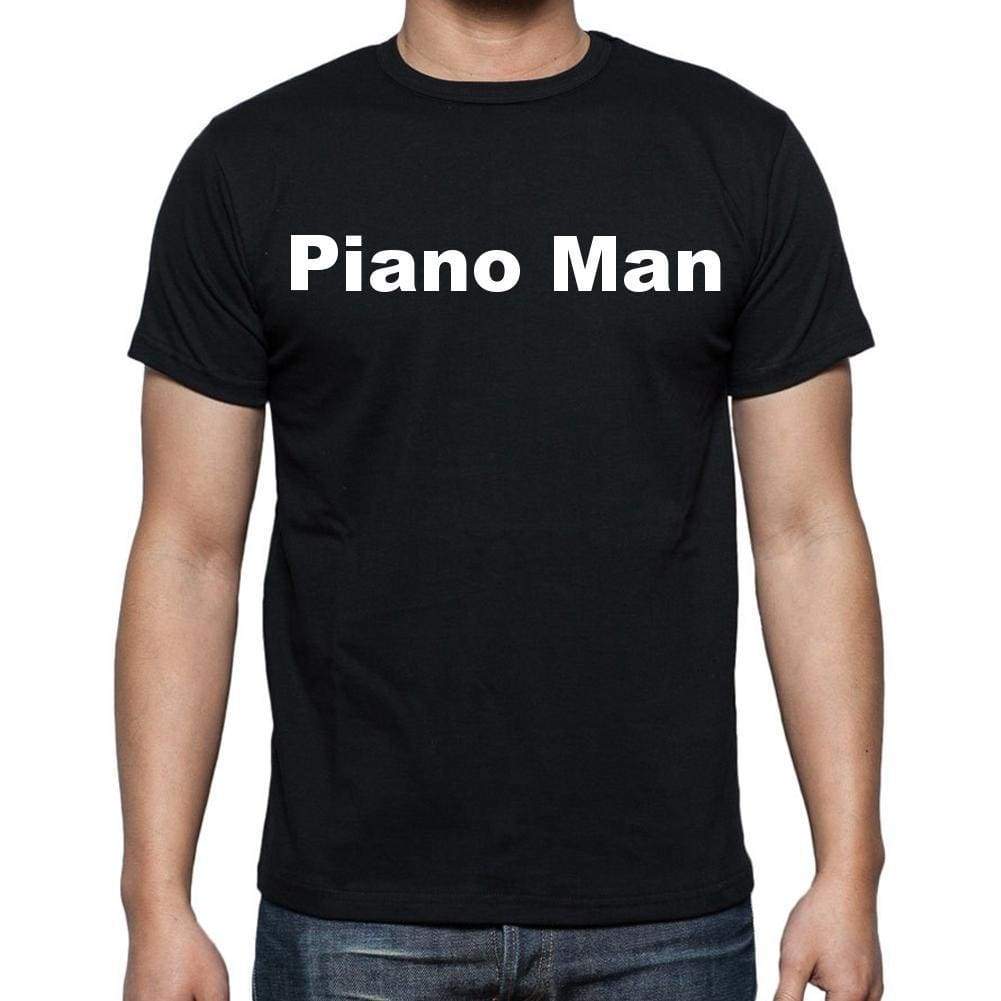 Piano Man Mens Short Sleeve Round Neck T-Shirt - Casual