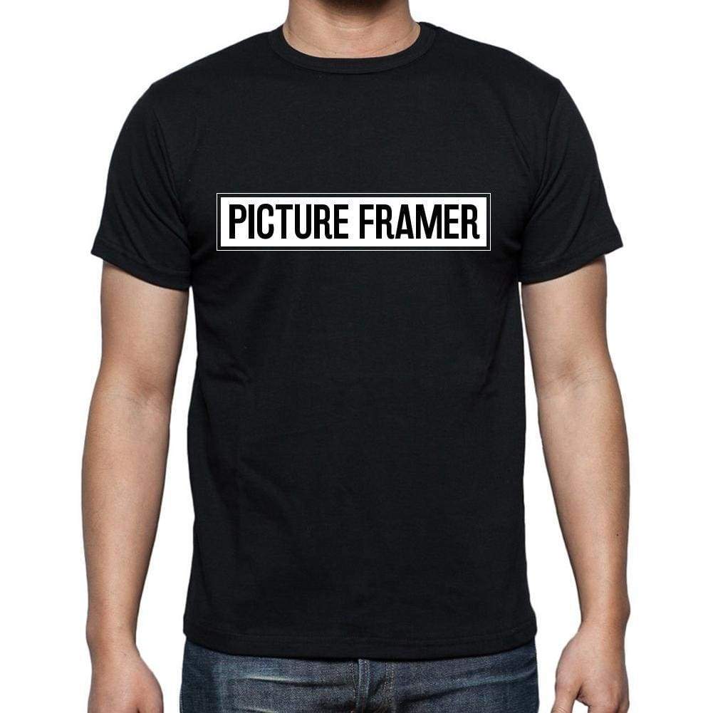 Picture Framer T Shirt Mens T-Shirt Occupation S Size Black Cotton - T-Shirt