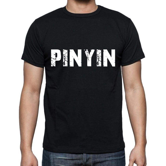 Pinyin Mens Short Sleeve Round Neck T-Shirt 00004 - Casual