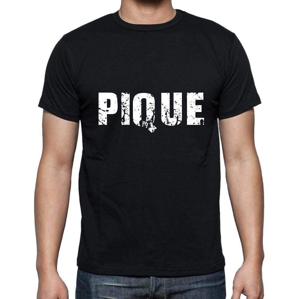 Pique T-Shirt T Shirt Mens Black Gift 00114 - T-Shirt