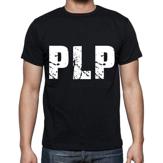 Plp Men T Shirts Short Sleeve T Shirts Men Tee Shirts For Men Cotton Black 3 Letters - Casual