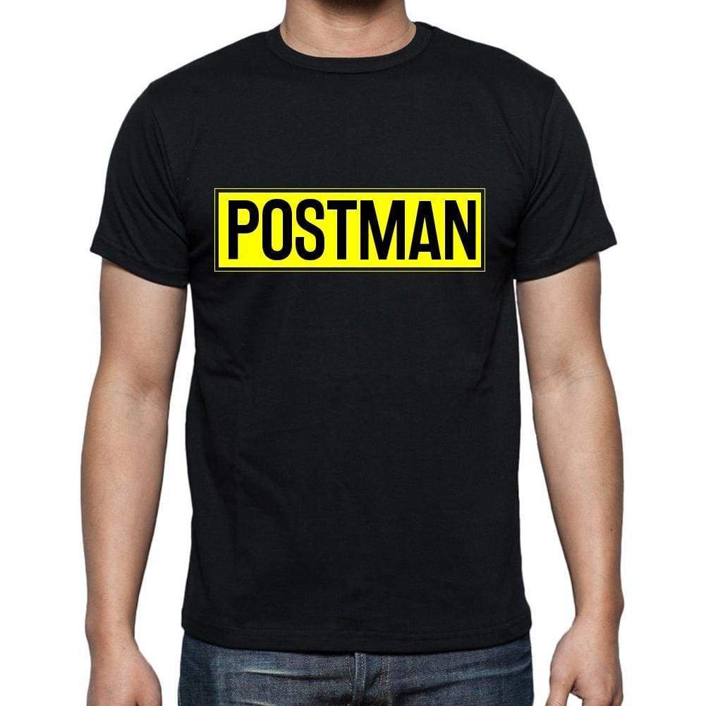 Postman T Shirt Mens T-Shirt Occupation S Size Black Cotton - T-Shirt