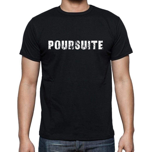 Poursuite French Dictionary Mens Short Sleeve Round Neck T-Shirt 00009 - Casual