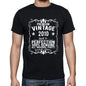 Premium Vintage Year 2010 Black Mens Short Sleeve Round Neck T-Shirt Gift T-Shirt 00347 - Black / S - Casual