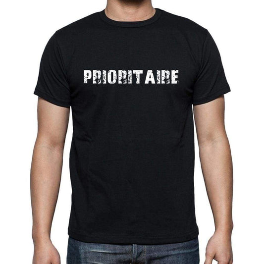Prioritaire French Dictionary Mens Short Sleeve Round Neck T-Shirt 00009 - Casual